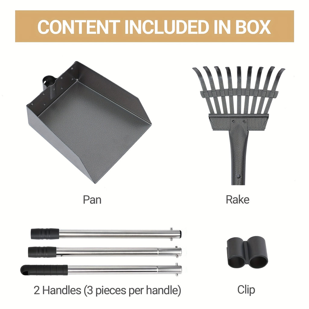 Dog Pooper Stainless Steel Scooper Set-3