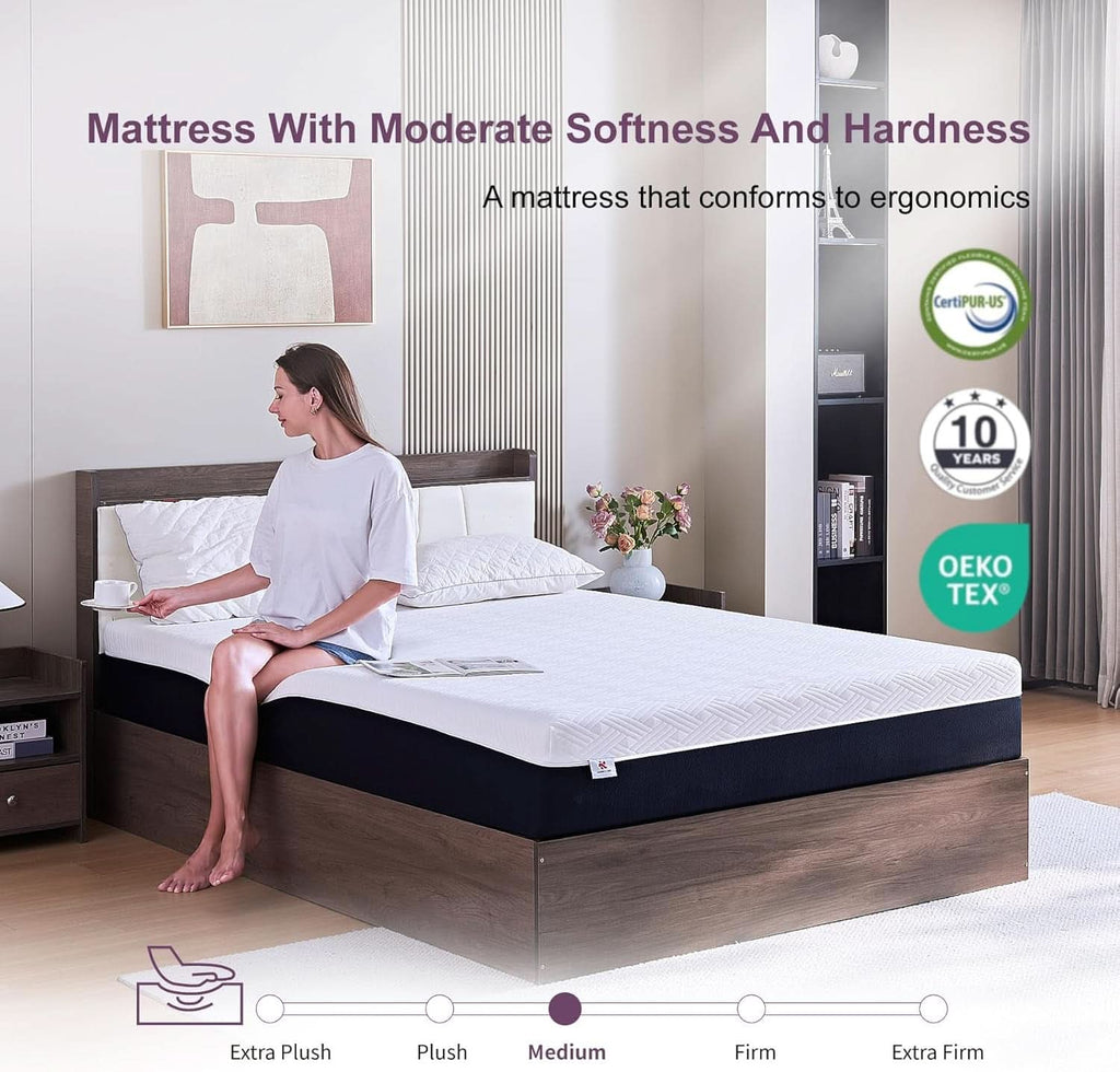 Full Size Orthopedic Cooling Memory Foam Mattress Pro-4