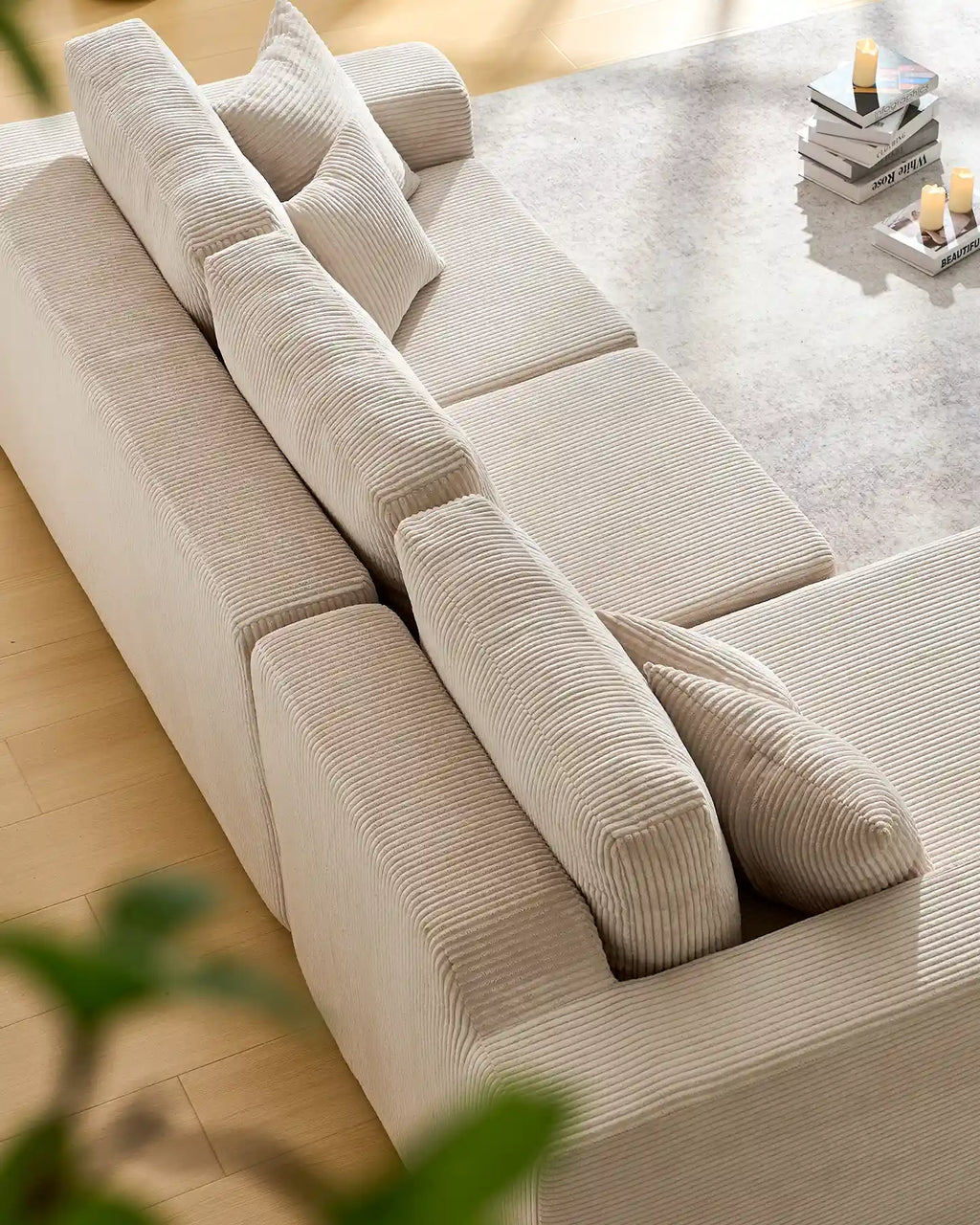 Nodo Vacuum-Packed Modular Corner Sofa