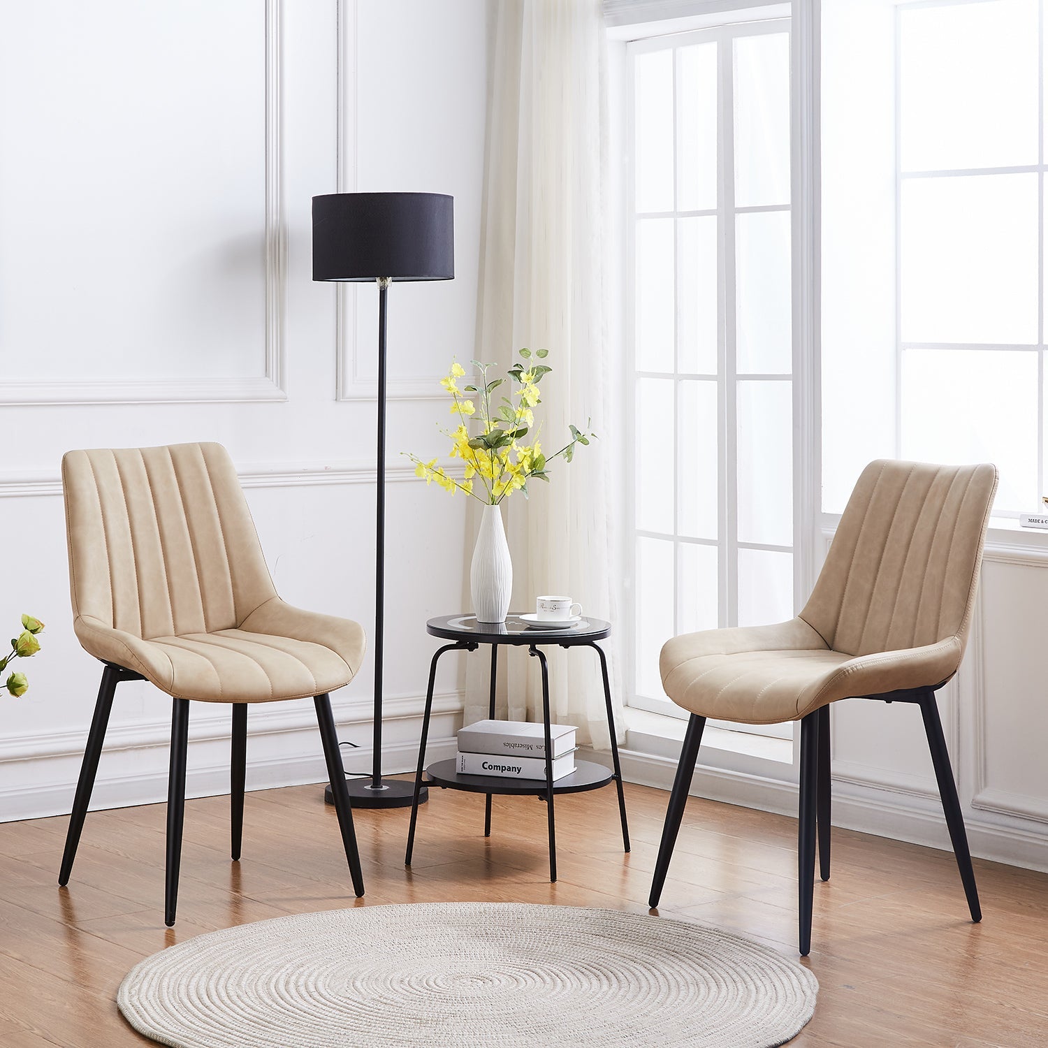 Clair Faux Leather Dining Chairs