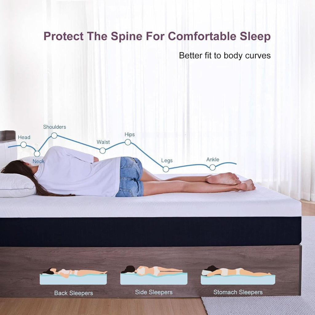 Full Size Orthopedic Cooling Memory Foam Mattress Pro-3