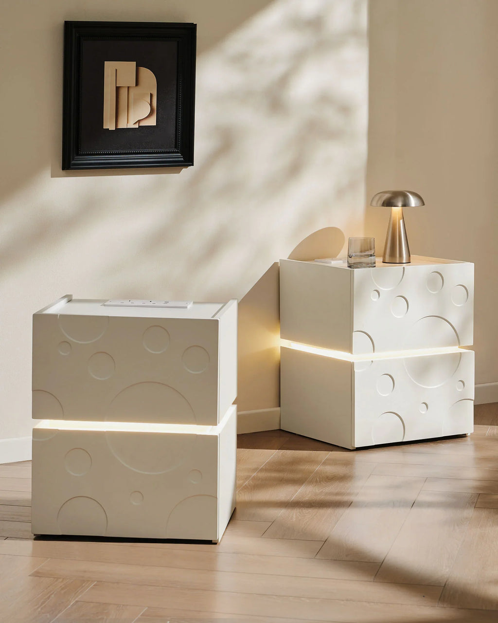 Bubbli LED Bedside Table-0