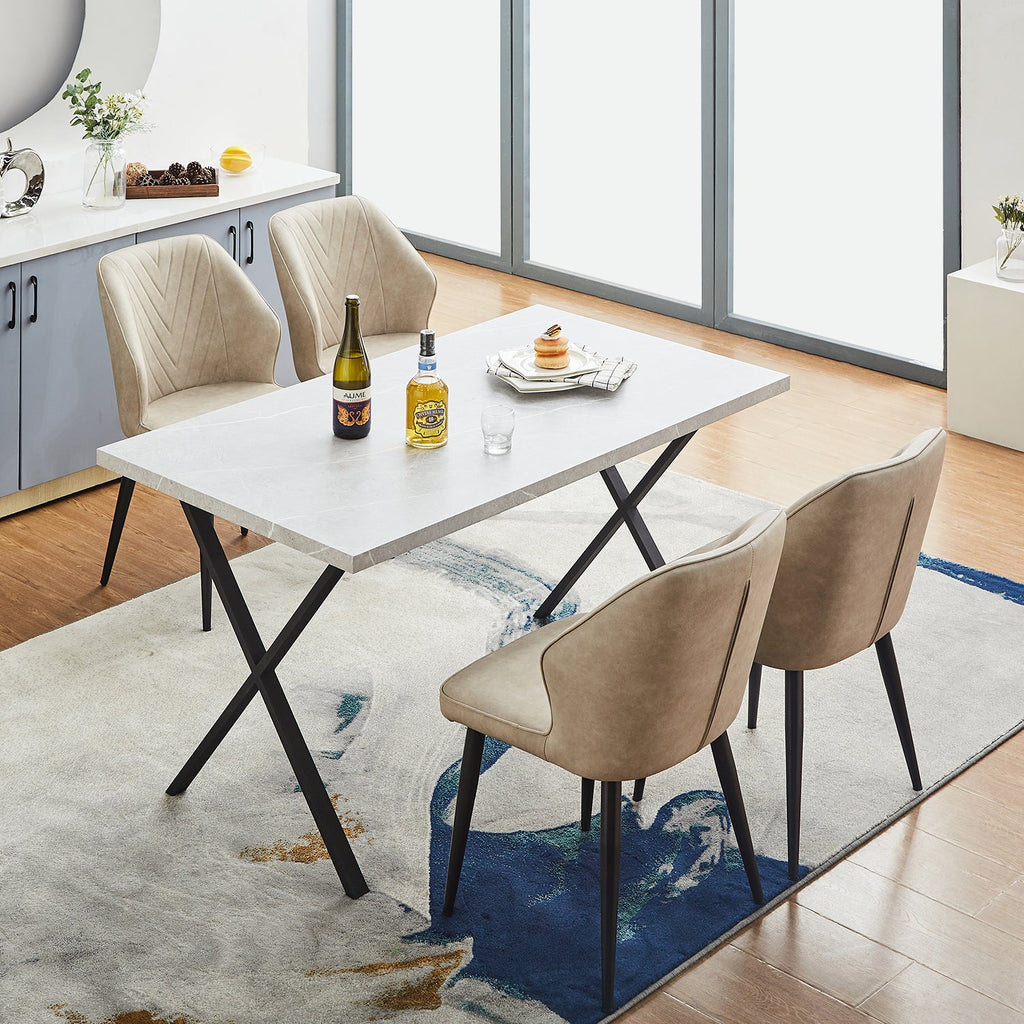 Daviyon Faux Leather Dining Chairs