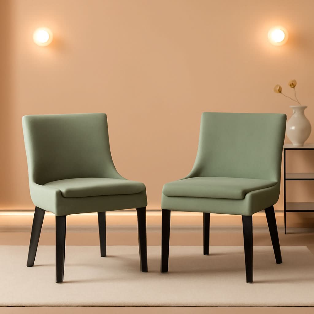 Modern Upholstered Dining Chair Set 6 Chairs Dining Room