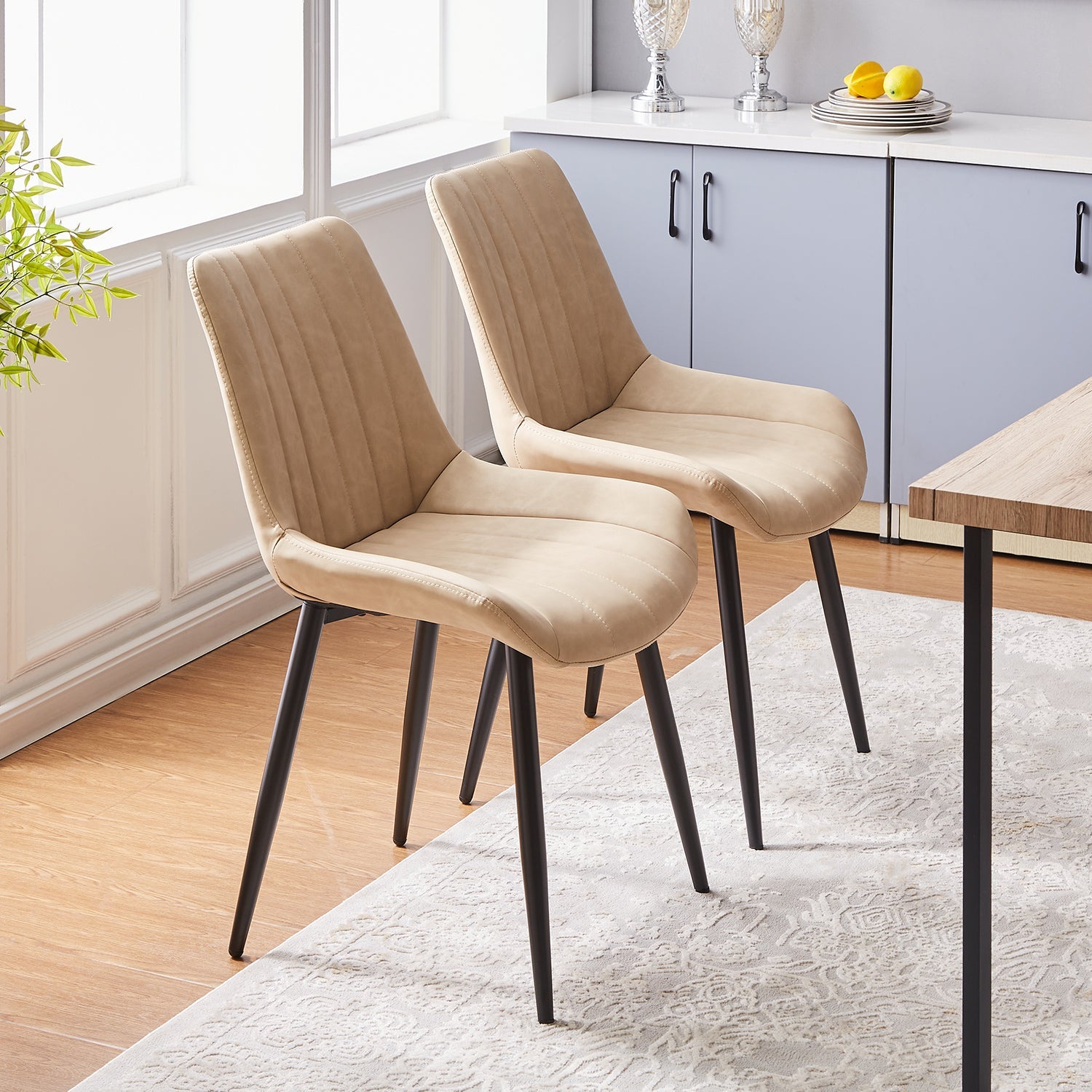 Clair Faux Leather Dining Chairs