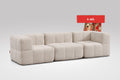 3 Teiliges Modulares Sofa – Beige