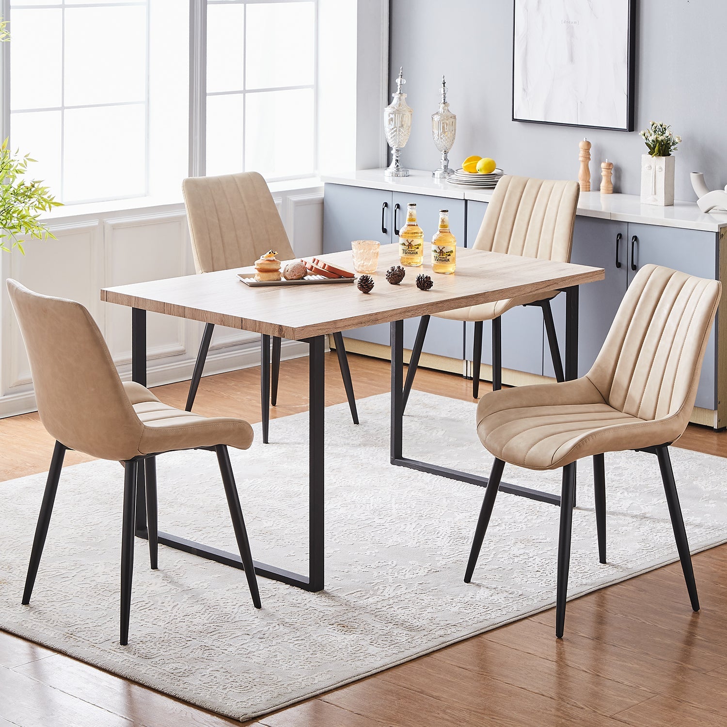 Clair Faux Leather Dining Chairs