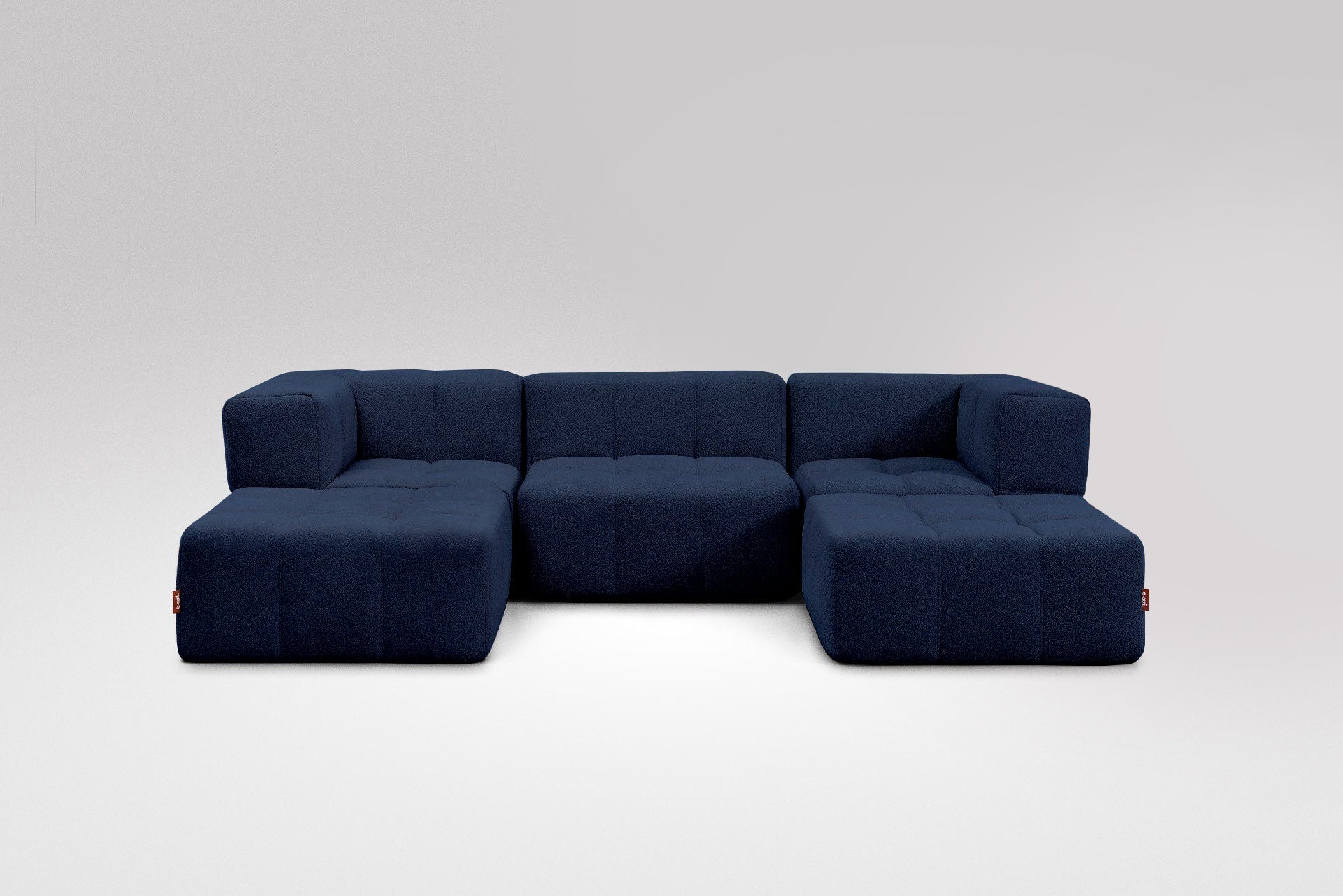 5 Teiliges Modulares Sofa – Blau