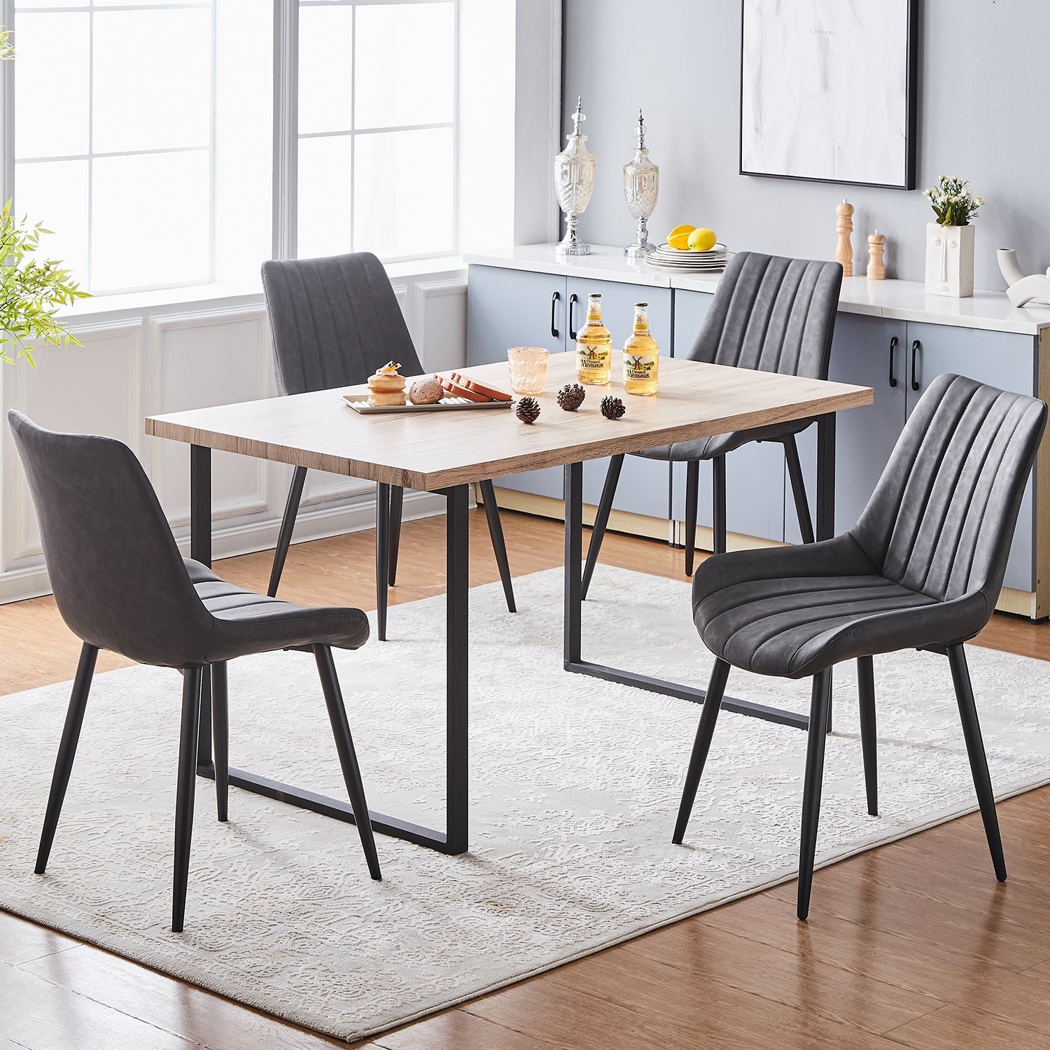 Clair Faux Leather Dining Chairs