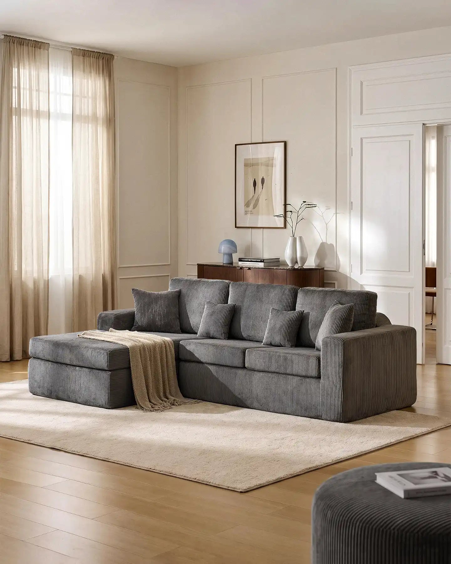 Nodo Vacuum-Packed Modular Corner Sofa