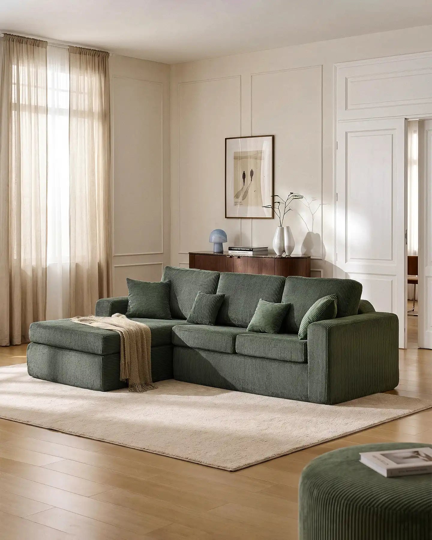 Nodo Vacuum-Packed Modular Corner Sofa