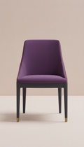Dining Chair with Violet Edge