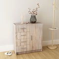 NNEVL Sideboard Chipboard 79x35x88 cm Oak-0