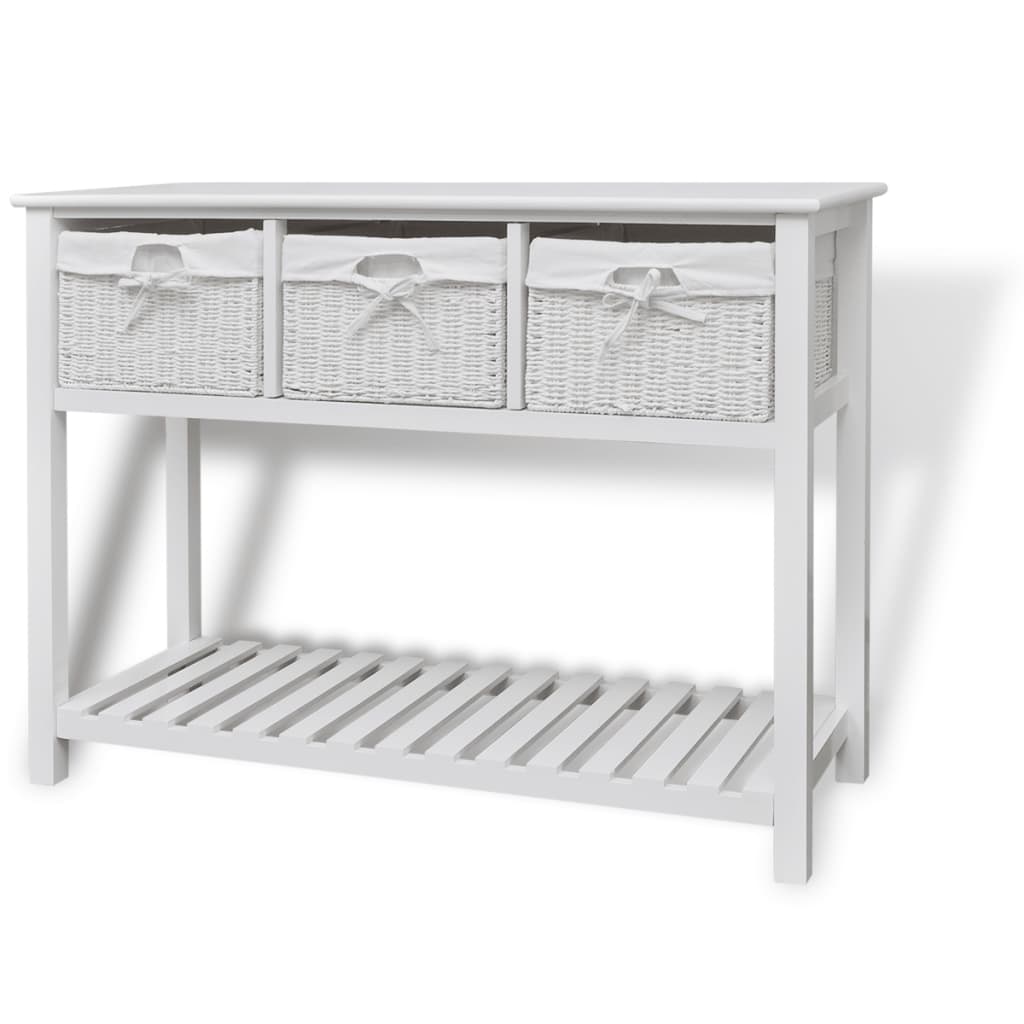 NNEVL Storage Sideboard White-0