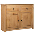 NNEDPE Sideboard 93x40x80 Cm Solid Pinewood-0