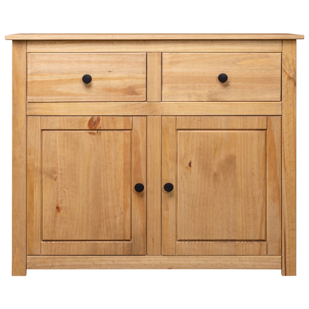 NNEDPE Sideboard 93x40x80 Cm Solid Pinewood-1