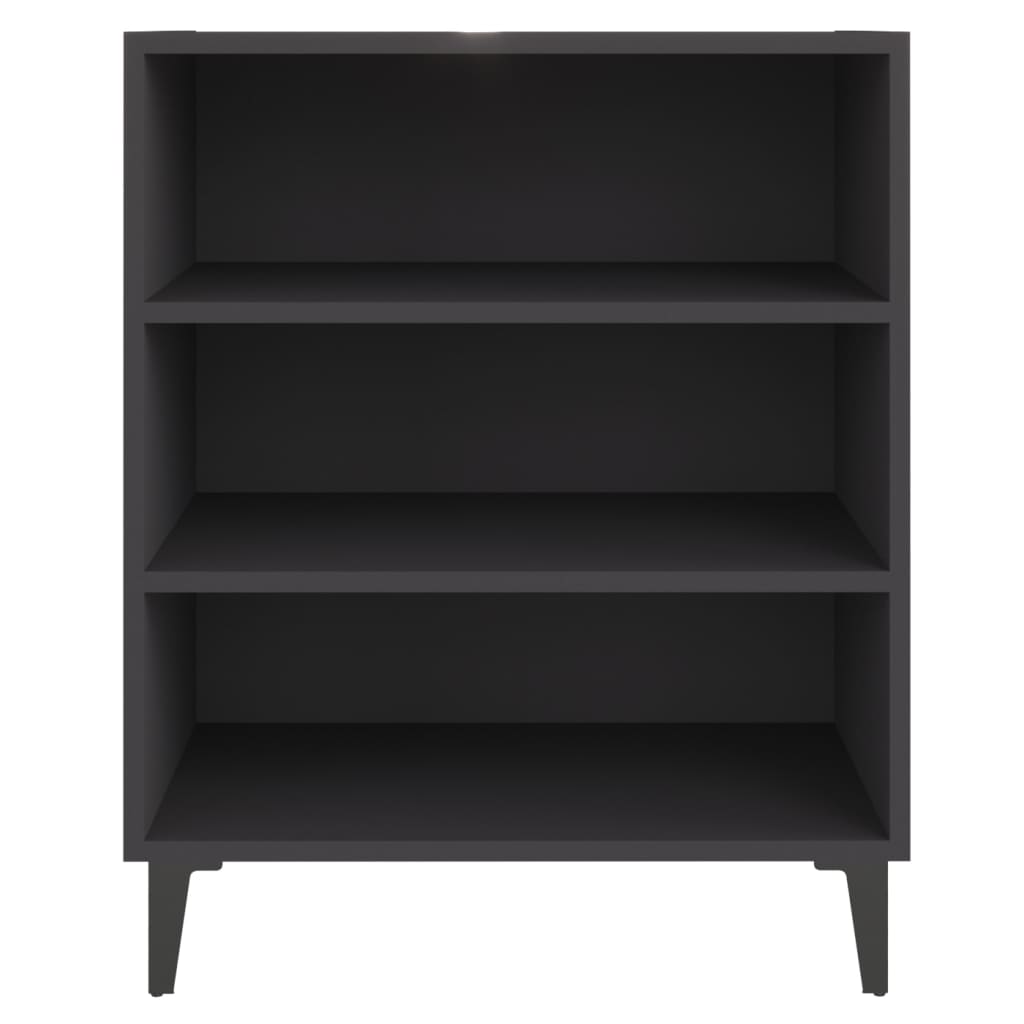 NNEVL Sideboard Grey 57x35x70 cm Chipboard-3