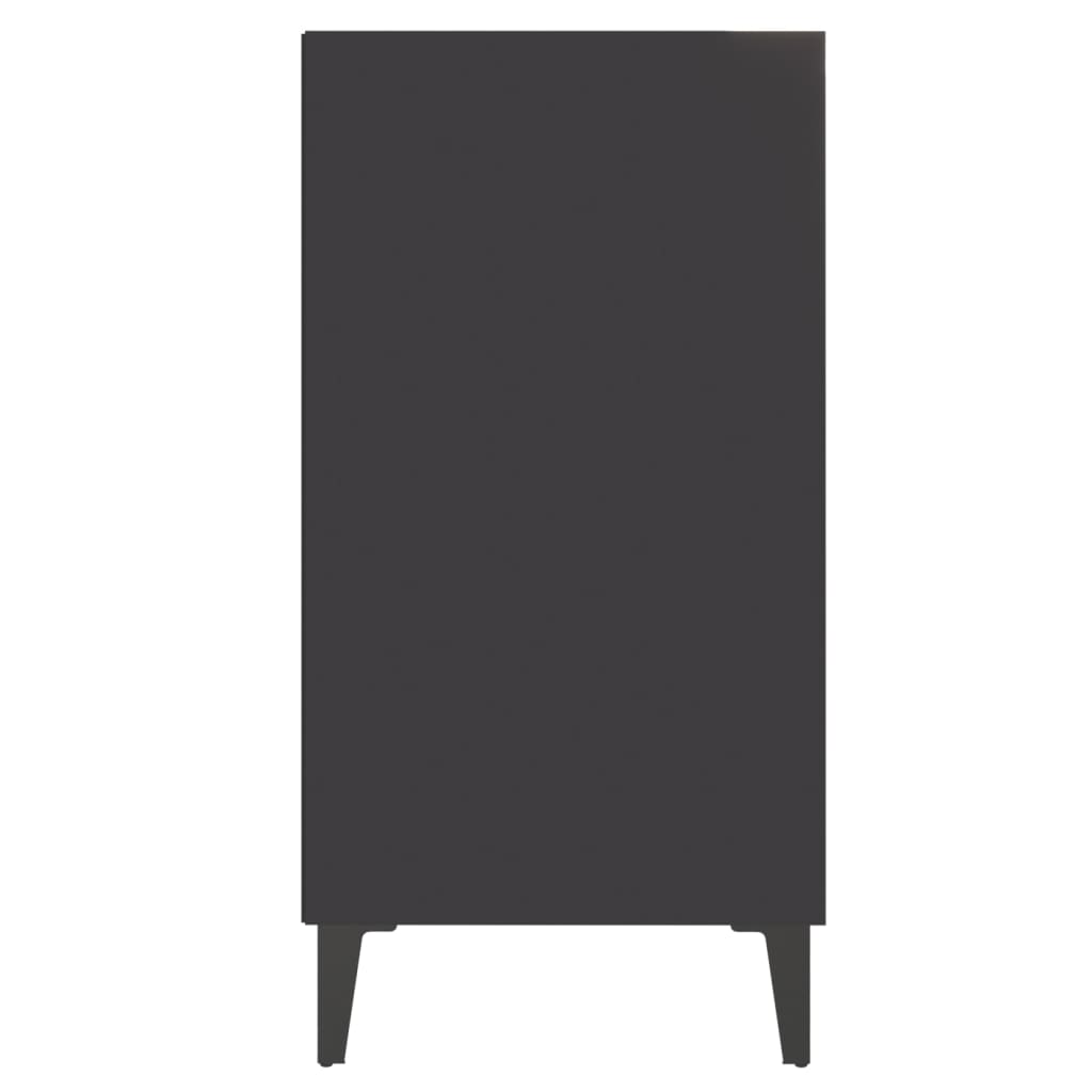 NNEVL Sideboard Grey 57x35x70 cm Chipboard-4
