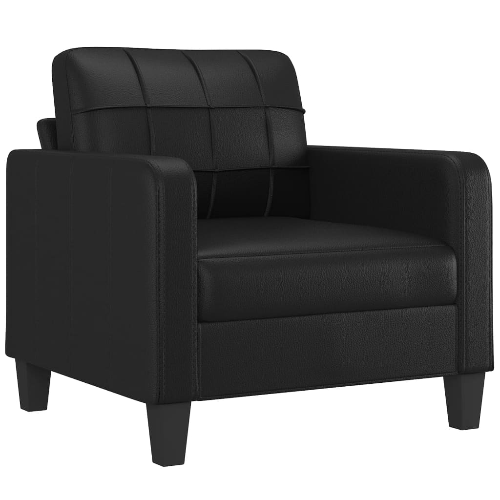 NNEVL Sofa Chair Black 60 cm Faux Leather-1