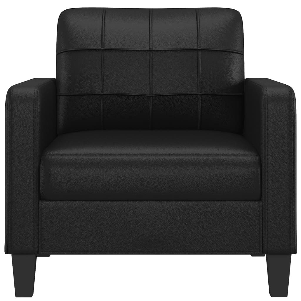 NNEVL Sofa Chair Black 60 cm Faux Leather-2