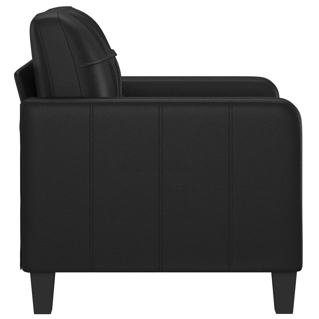 NNEVL Sofa Chair Black 60 cm Faux Leather-3
