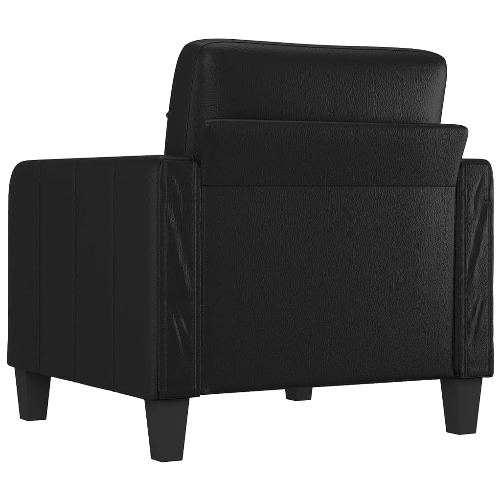 NNEVL Sofa Chair Black 60 cm Faux Leather-4