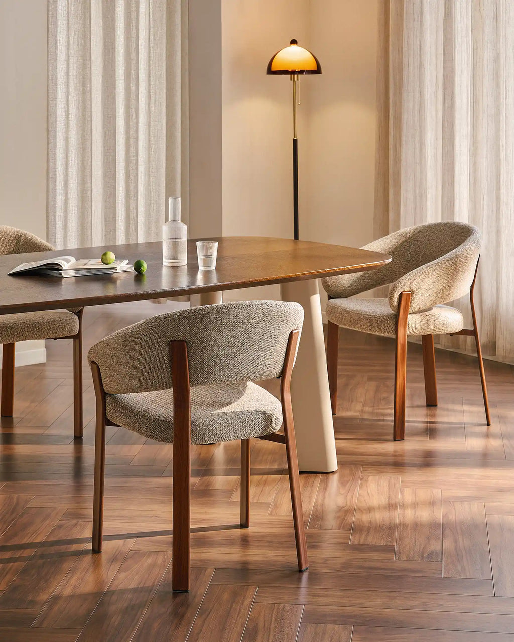 Bramley Warm Taupe Dining Armchair [Pre-Order]