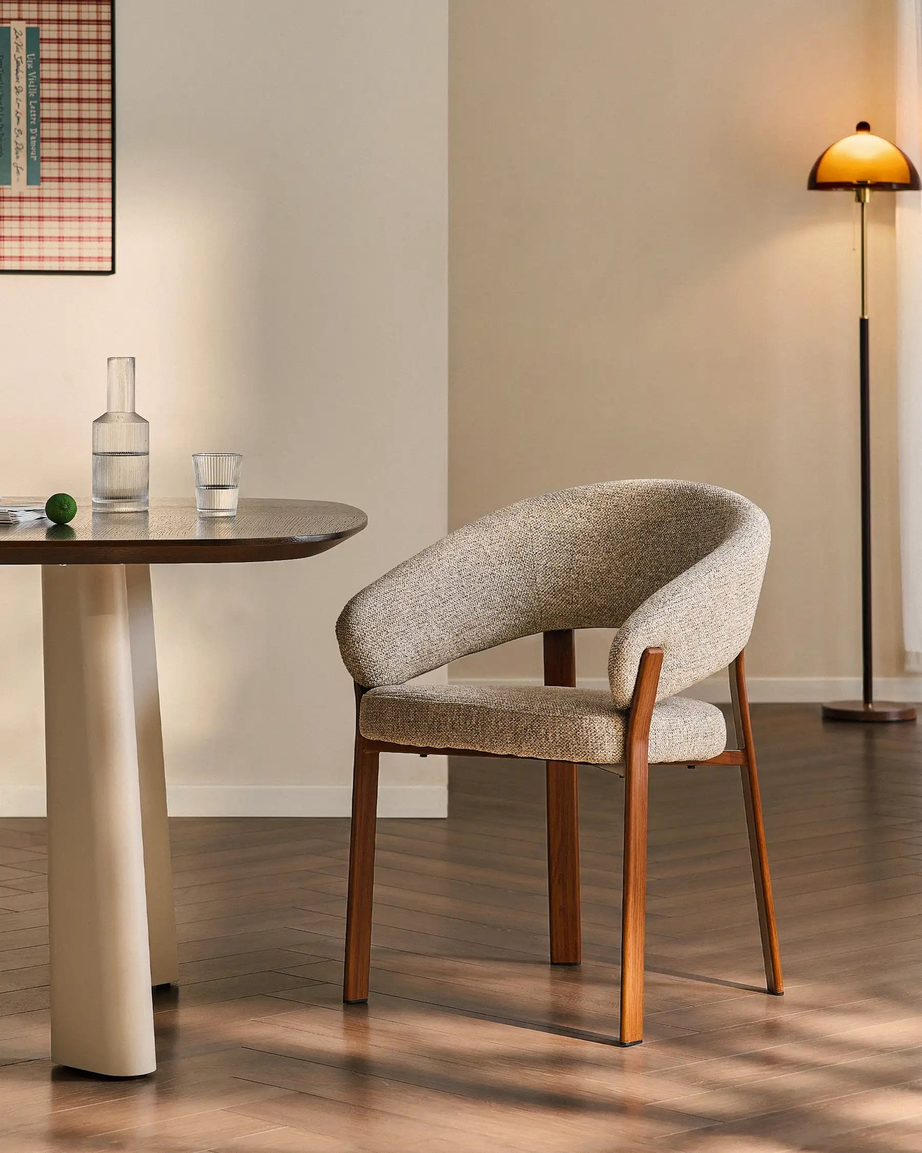 Bramley Warm Taupe Dining Armchair [Pre-Order]