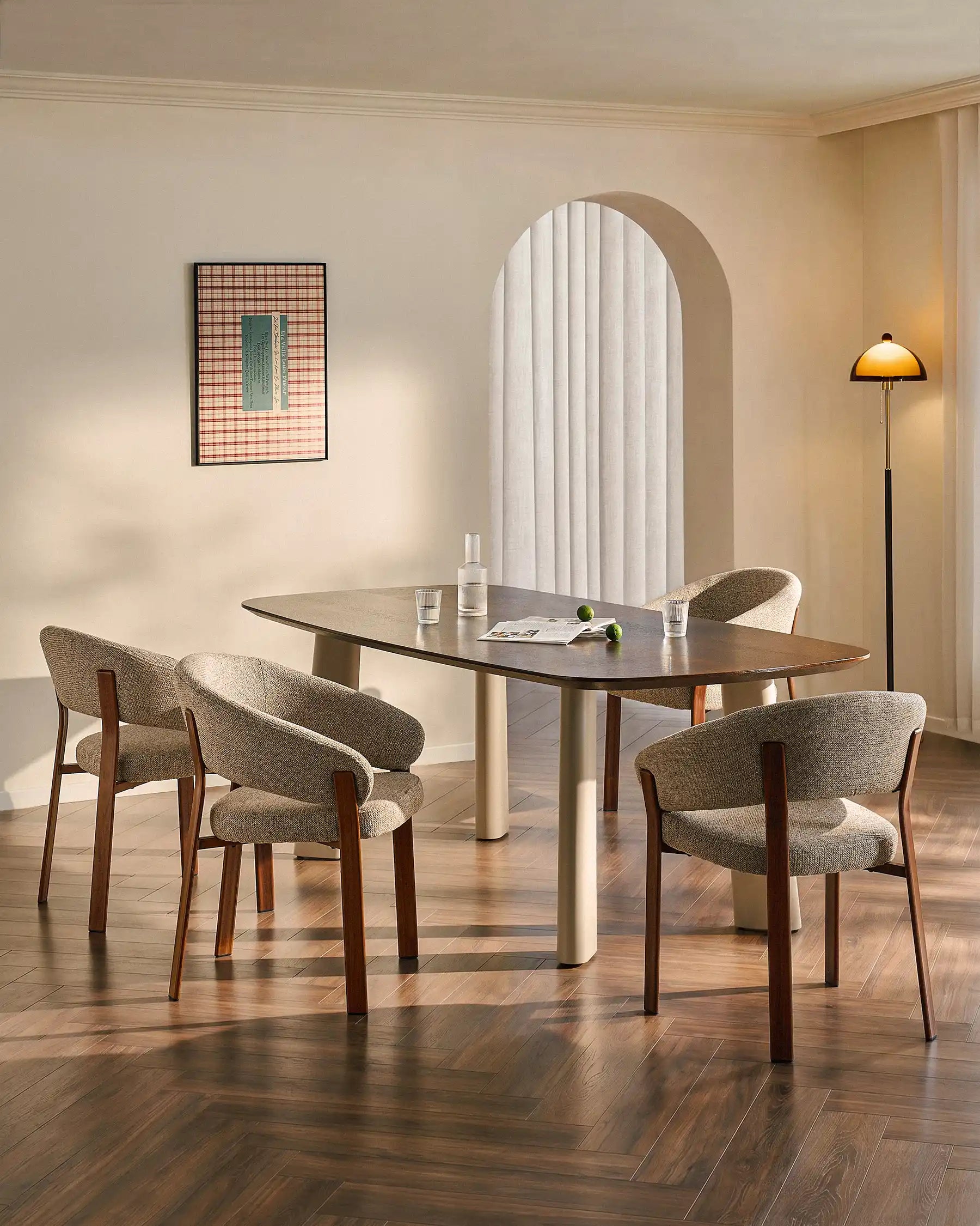 Bramley Warm Taupe Dining Armchair [Pre-Order]