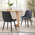 Clair Faux Leather Dining Chairs
