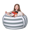 Kids' Beanbag Chair & Plush Toy Set | Premium Cotton Canvas for Cozy Playtime Comfort-5