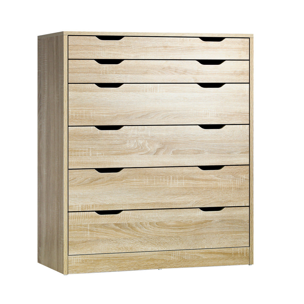 NNEED 6 Chest of Drawers Tallboy Wooden-0