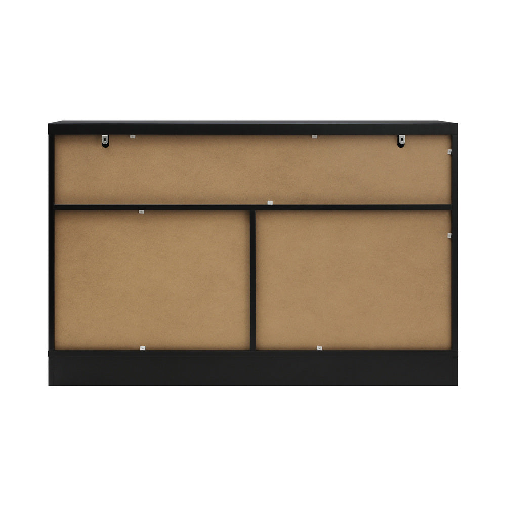 NNEED Chest of Drawers with 7 Drawers Black