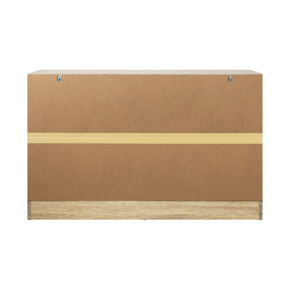 NNEED 6 Chest of Drawers Aluminum Handles Wooden