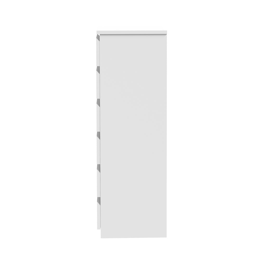 NNEED 6 Chest of Drawers Lowboy Handle-Free White