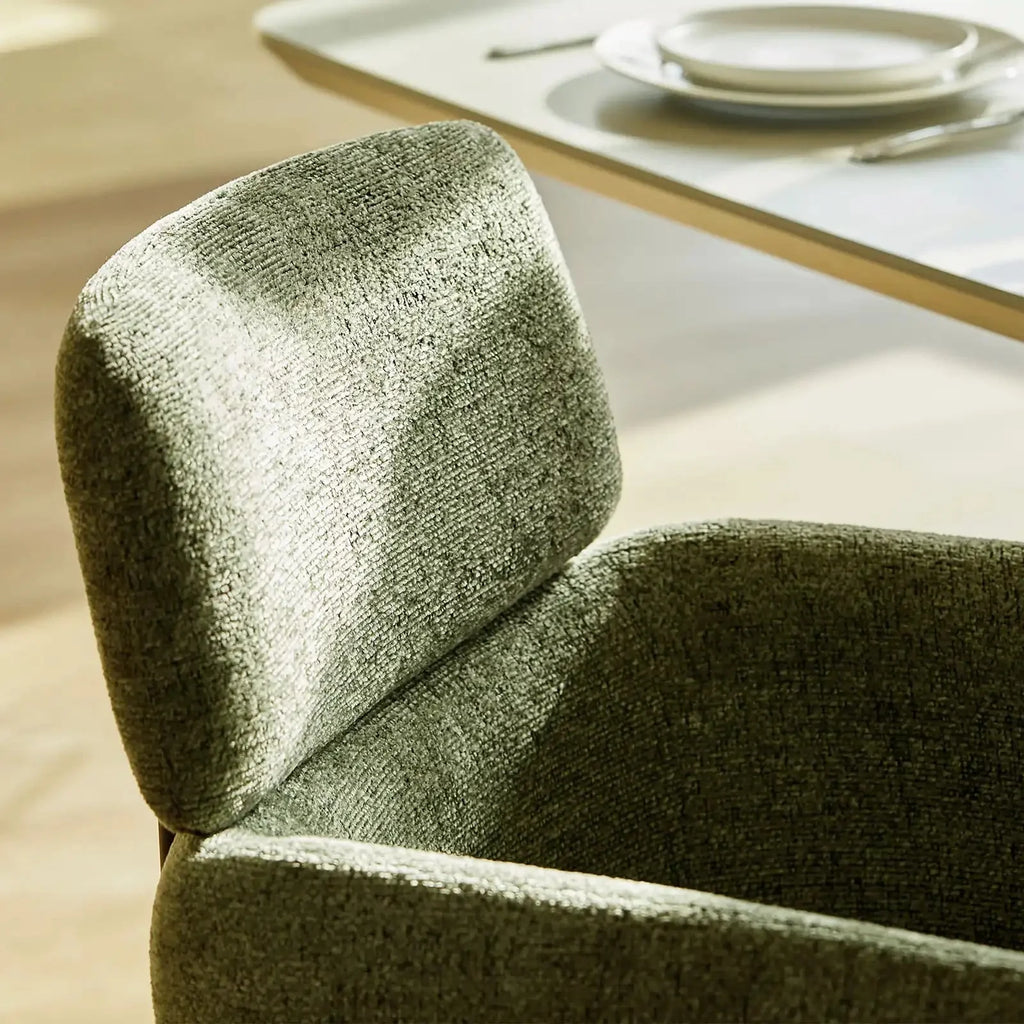 Castoro Chenille Swivel Chair