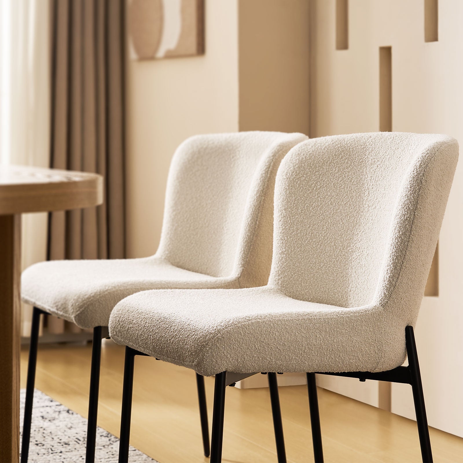 Celeste Boucle Dining Chair