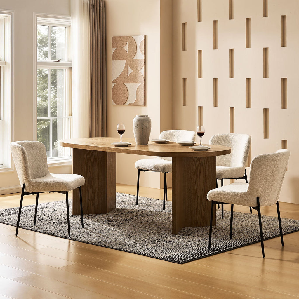 Celeste Boucle Dining Chair