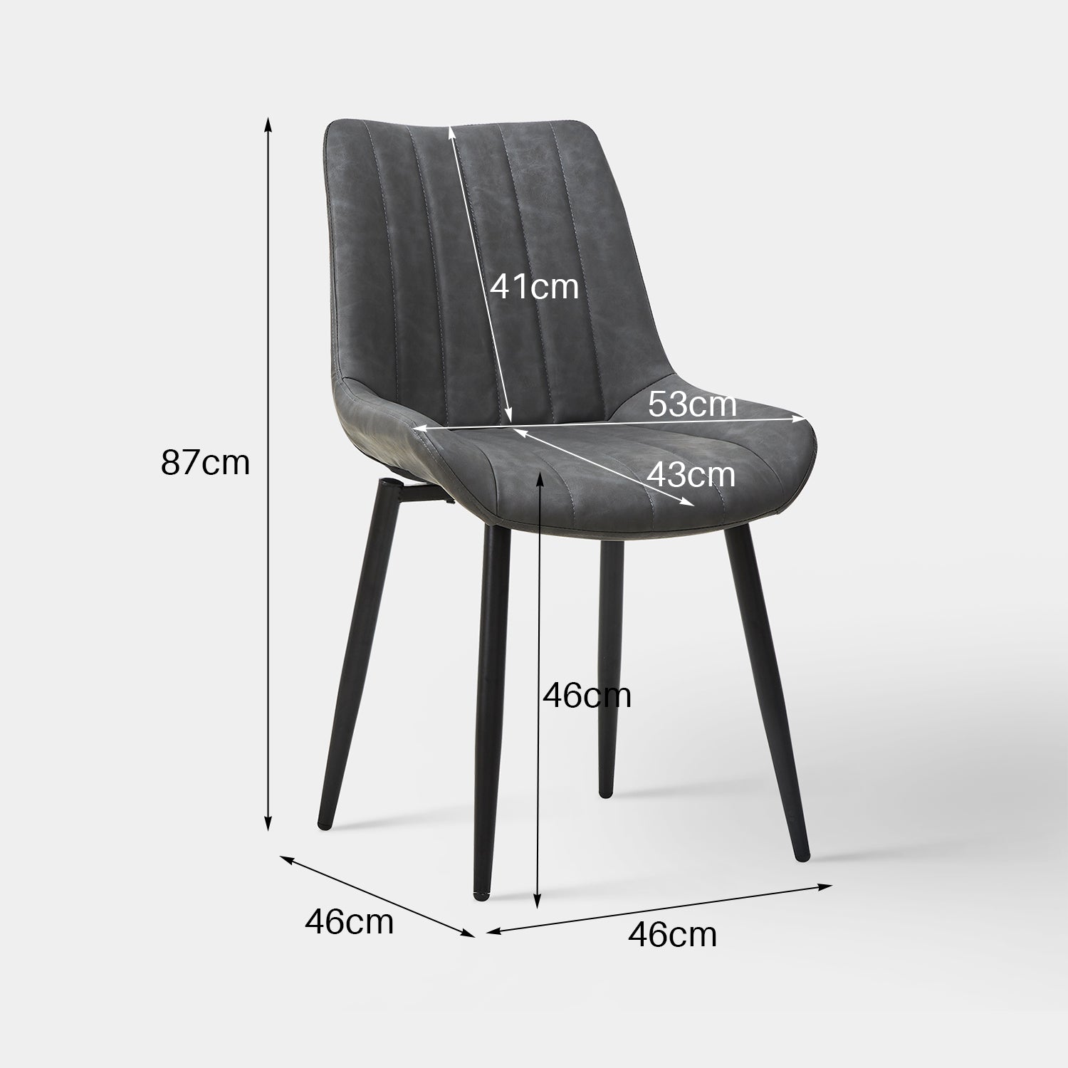 Clair Faux Leather Dining Chairs