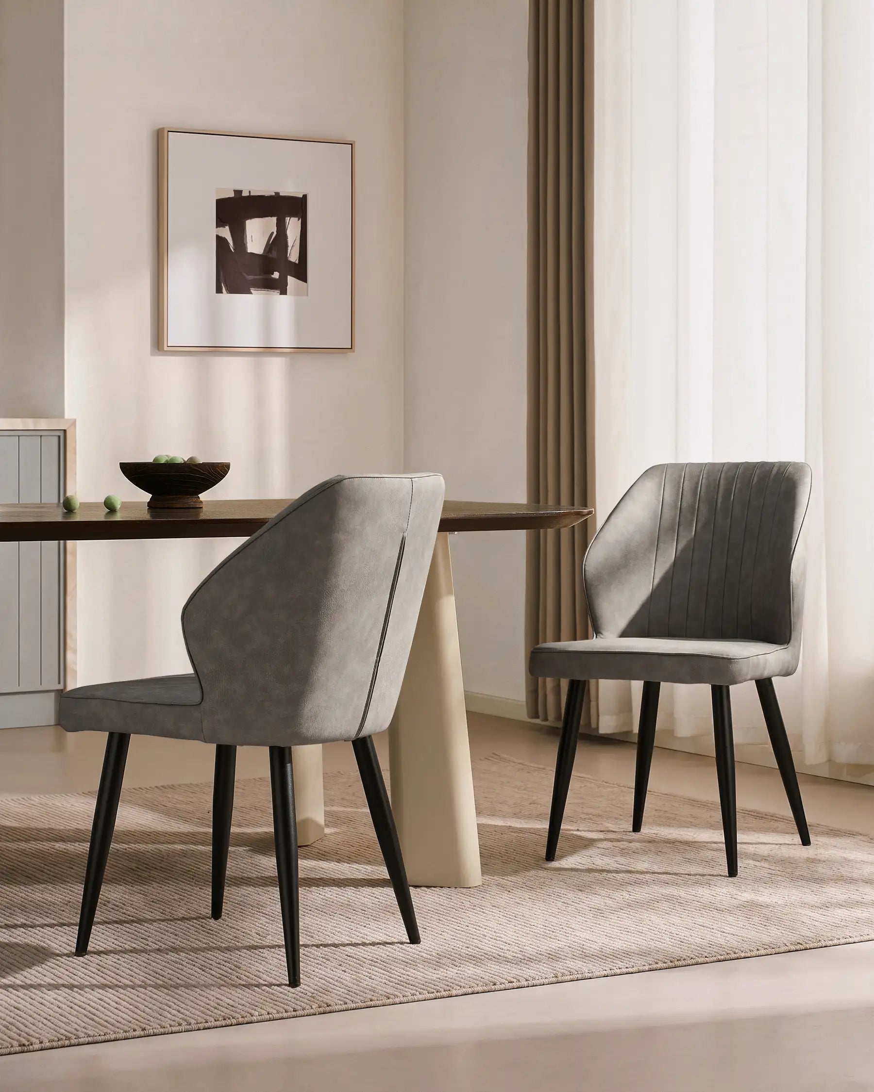 Danforth Faux Leather Dining Chairs