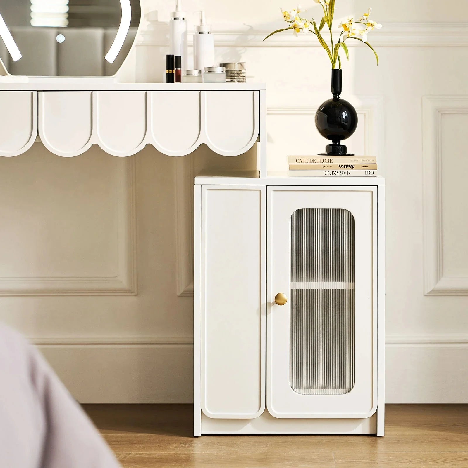 Doris Cloud Mirror Dressing Table