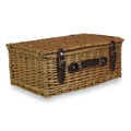 46cm Double Steamed Willow Wicker Picnic Basket