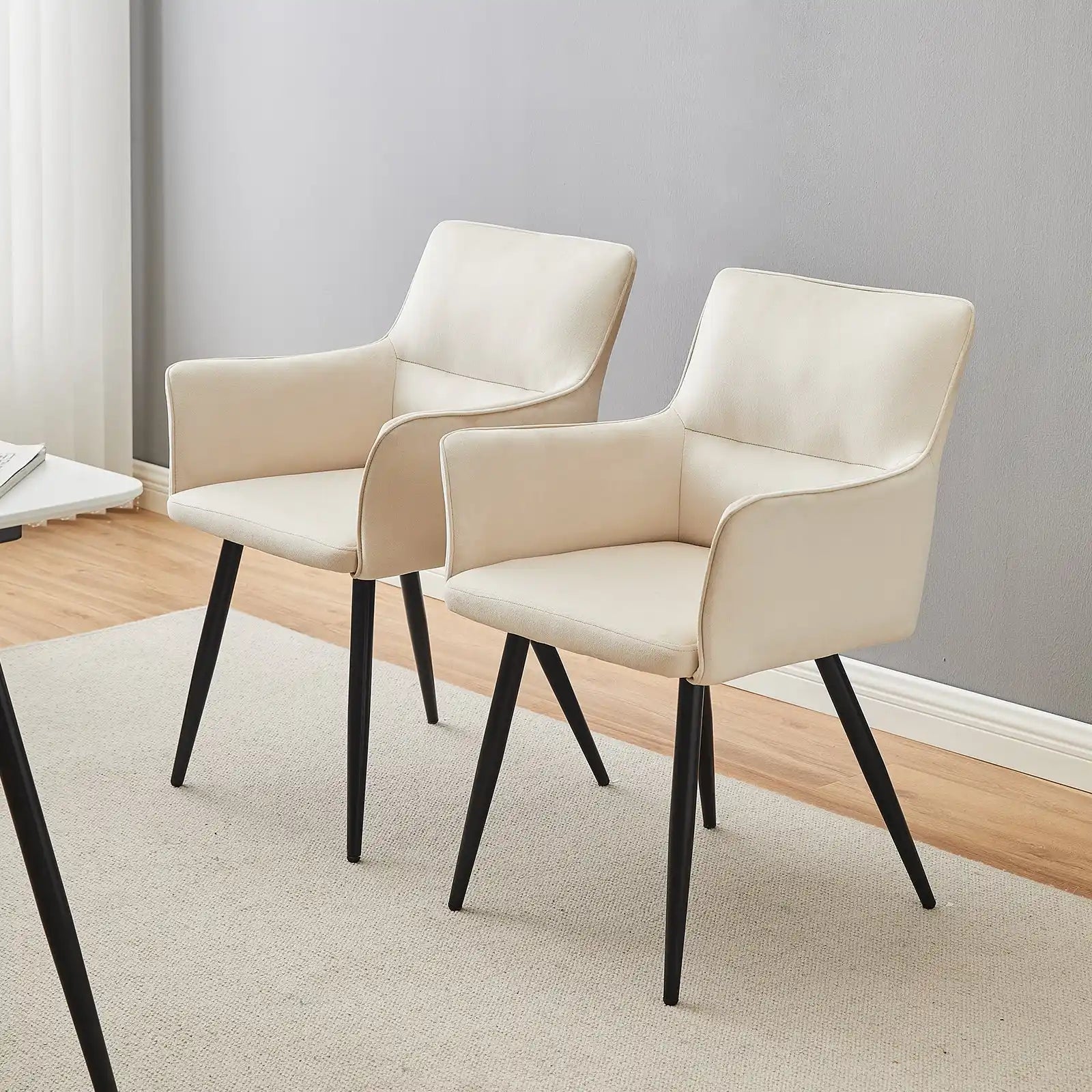 Ebern Velvet Dining Chairs [Set of 2]