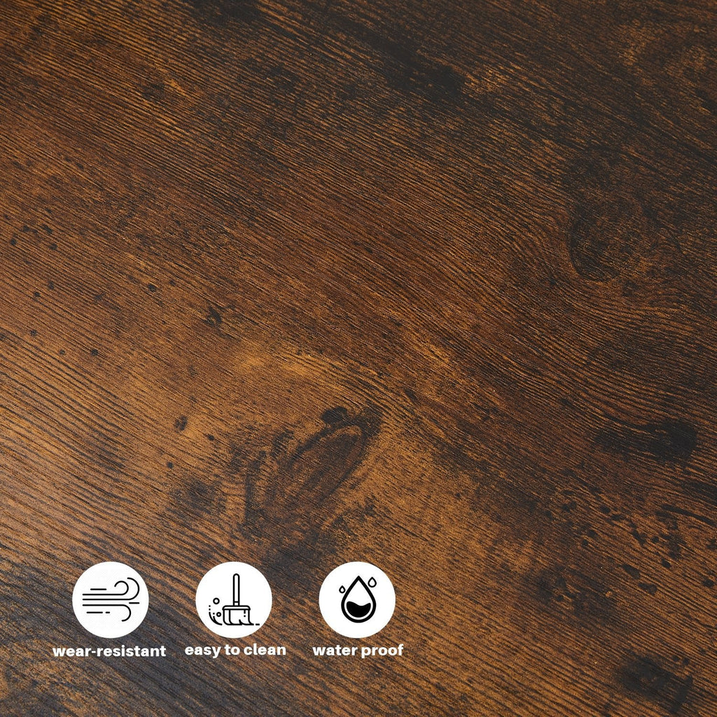 Eyve Industrial Wood Living room Side Table [Charging Station]