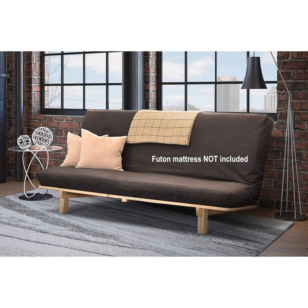 Full size Solid Wood Futon Sofa Bed Frame - Made in the USA-0