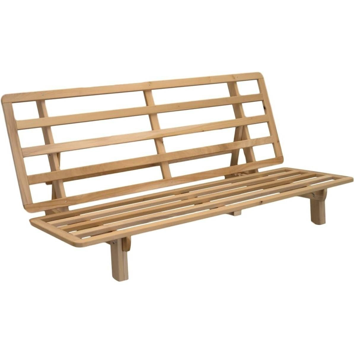 Full size Solid Wood Futon Sofa Bed Frame - Made in the USA-2