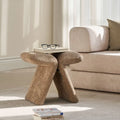 Faye Teddy Brown Accent Stool