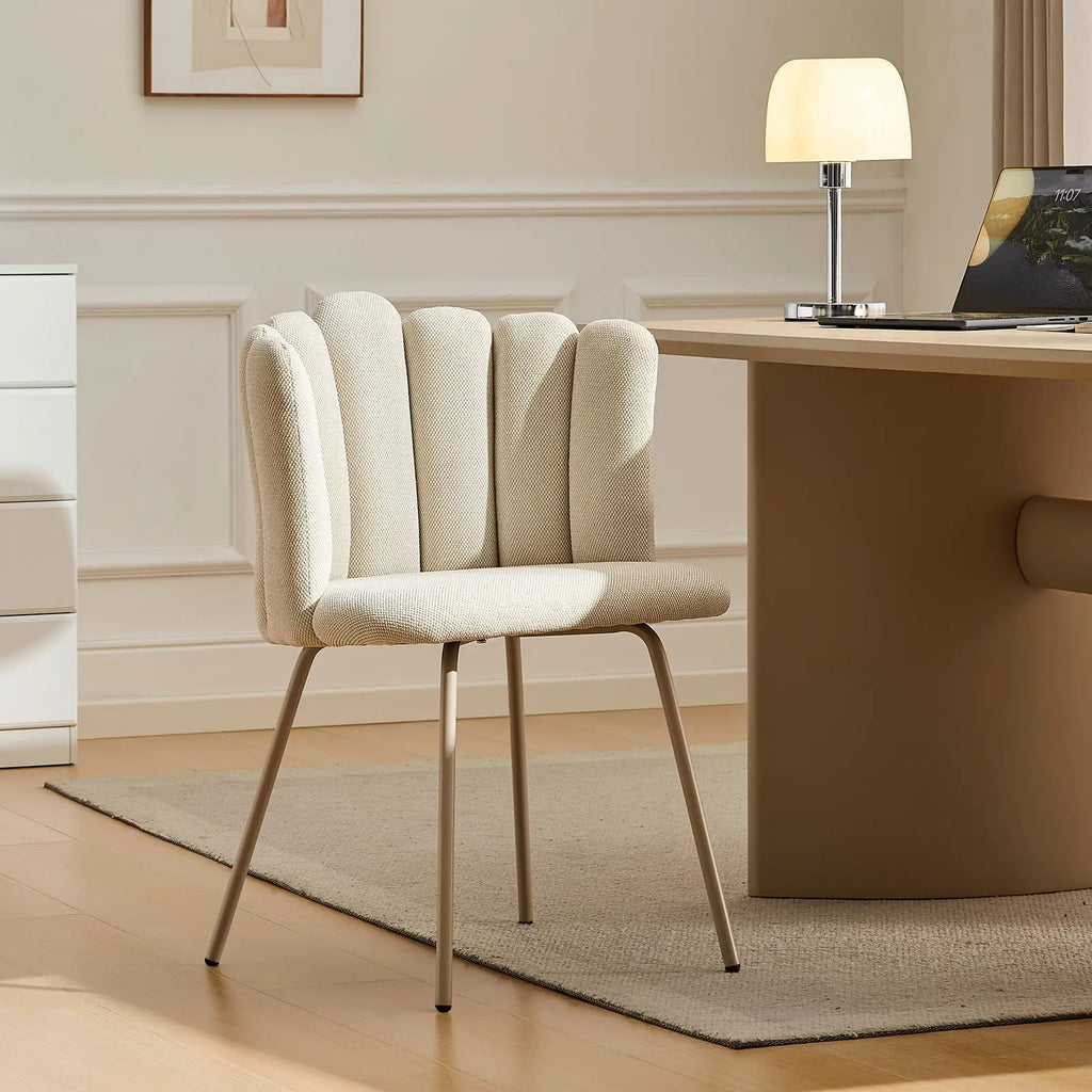 Fleur Cream Fabric Side Chair-2