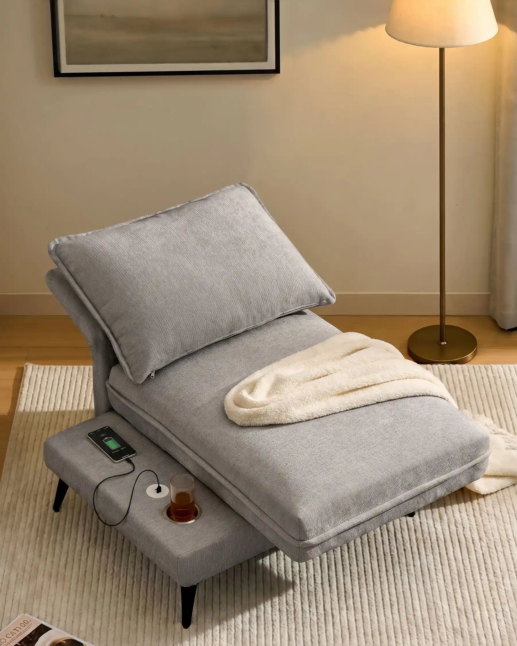 Hudson Grey Modular Sofa