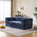 Hugo Navy Blue Convertible Sofa Bed